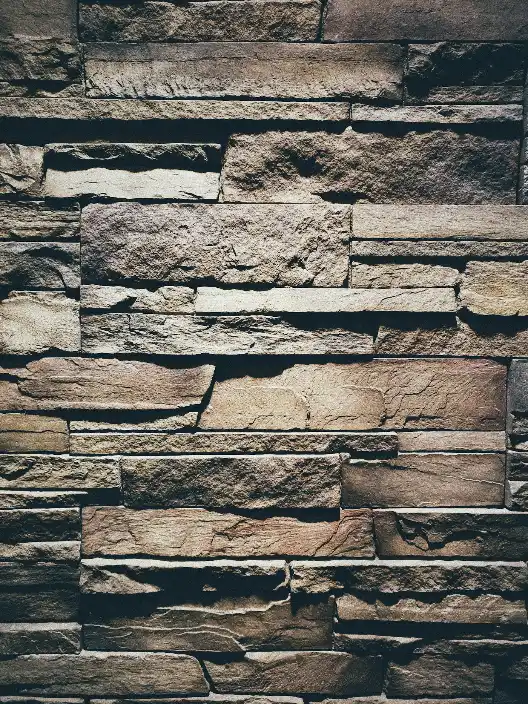 Brown and gray brick wall, masonry in Greenville NC