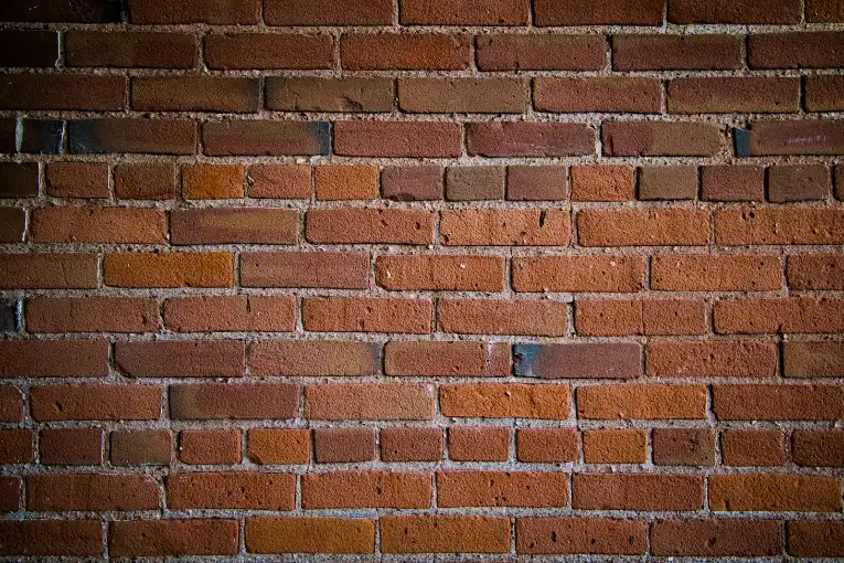 Brown concrete bricked wall, masonry repair in New Bern NC