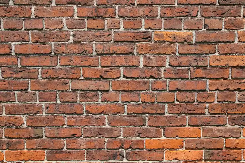 Brown and white brick wall, masonry repair in Bath NC