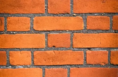 Brown brick wall, masonry in Greenville NC