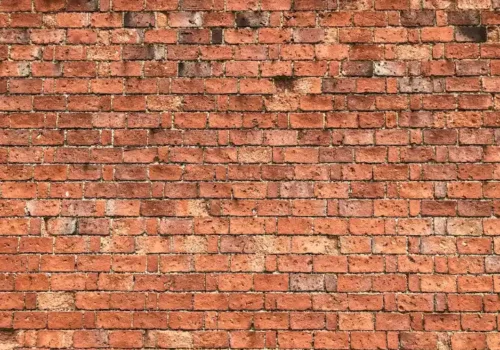 Brown brick wall, masonry repair in Greenville NC