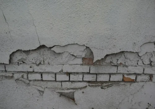 A close-up of a wall, masonry repair in Greenville NC