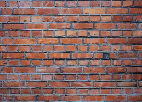 Red brick wall, masonry repair in Greenville NC