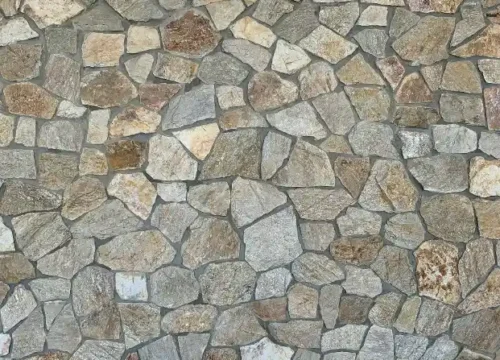 Brown and gray brick wall, stone masonry in Greenville NC